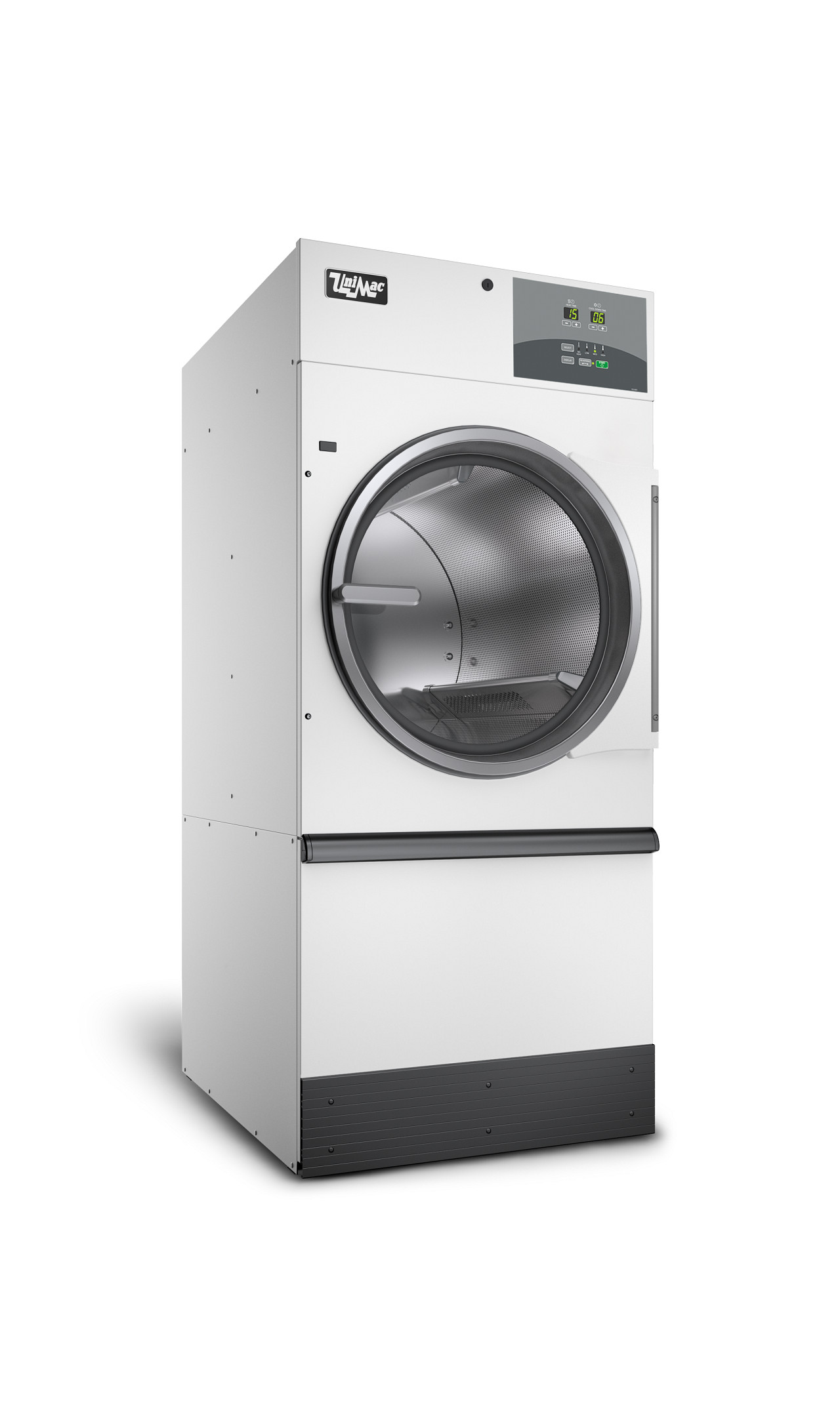 Large commercial washer with open door